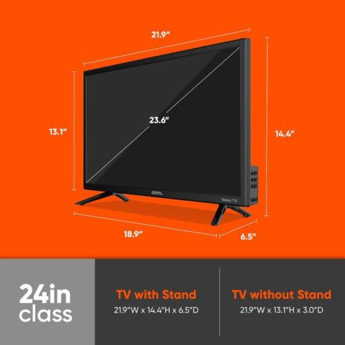 24" Class HD 720P LED Display Roku Smart Television 60 Hz Refresh Rate TV - Image 18