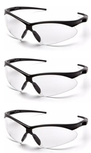 3- CLEAR Work Eyewear READERS BIFOCAL Reading Cheaters Safety Glasses ANSI Z87+ - Image 2