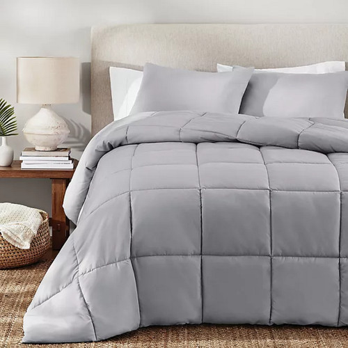 Room Essentials Faux Shearling Reversible Comforter Sherpa - Image 2