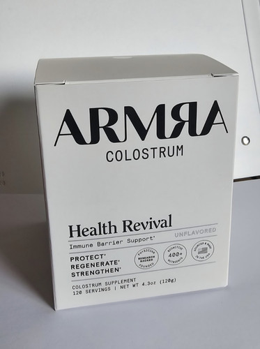 ARMRA COLOSTRUM HEALTH REVIVAL IMMUNE BARRIER SUPPORT 120 SERVINGS UNFLAVORED - Image 2