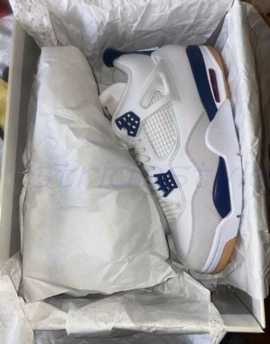 Air Jordan 4 x Nike SB Retro Navy blue Men's Shoes - Image 2