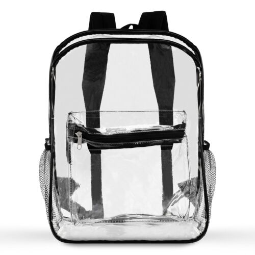 Clear Stadium Approved Backpack 15"x11"x5" Small Transparent Bag for Any Events - Image 2