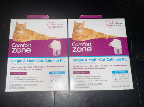 Comfort Zone Single & Multi-Cat Calming Kit Drug Free Plug-In Defuser & Refill. - Image 2