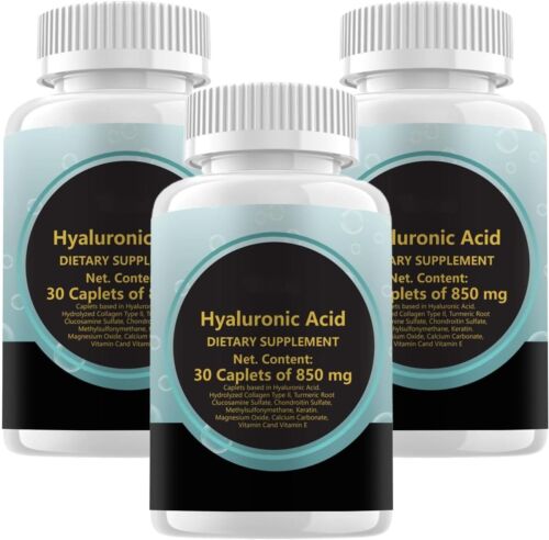 Hyaluronic Acid 250mg 210 Capsules 25mg of Vitamin C For Joint and Skin Health - Image 2