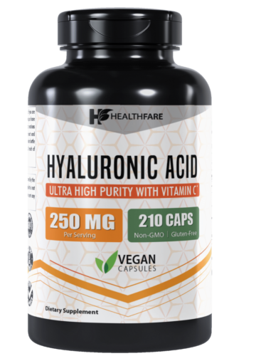 Hyaluronic Acid 250mg 210 Capsules 25mg of Vitamin C For Joint and Skin Health - Image 3