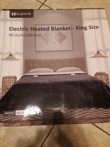 MARNUR Electric Blanket 90" x 100" KINGSize Heated Blanket, Fast Heating 10 Heat - Image 2