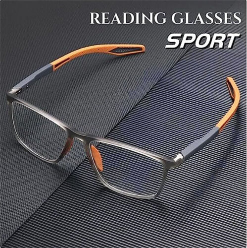 Manly Kicks Reading Glasses, Men's Sports Ultra-Light Anti-Blue Light Presbyopic - Image 2
