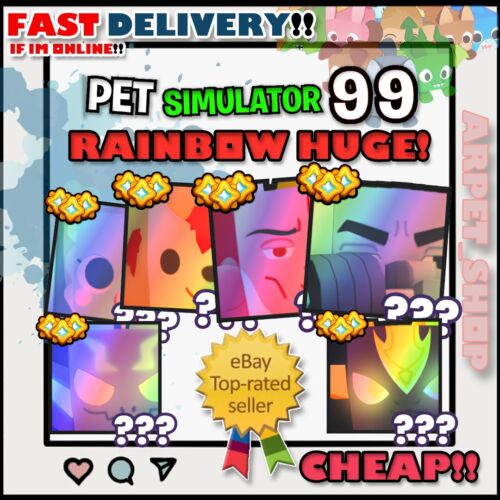 PET SIMULATOR 99 - PS99 - PET SIM 99 | Rainbow Huge - CHEAPEST - Image 2