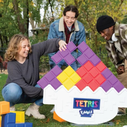 TETRIS PUZZLE FAMILY PARTY BLOCK XL TUMBLE GAME GAMES FOR ADULTS FRIENDS BIG FUN - Image 2