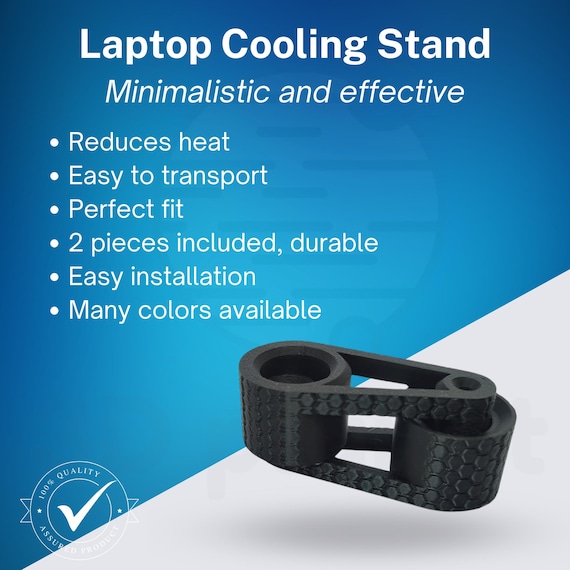 Laptop Stand Riser Support Cooler Minimalist | Laptop Cooling Stand | Portable Travel Notebook Cooling Feet | Laptop Anti Overheating - Image 2