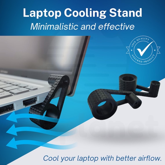 Laptop Stand Riser Support Cooler Minimalist | Laptop Cooling Stand | Portable Travel Notebook Cooling Feet | Laptop Anti Overheating