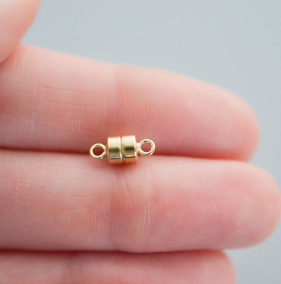 14K Gold Filled Magnetic Clasp 4.5mm, Made in USA, GF45 - Image 3