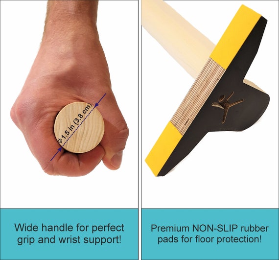 Wooden parallettes Handstand Calisthenics GYM Fitness Gymnastics Bar Training Parallel Bar Yoga Deep push up Crossfit Dip Fitness Equipment - Image 6