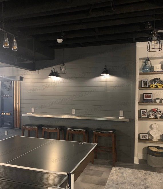 Fireproof Floating Metal Mantel Shelves For Living Room Furniture And Decor by PonomaSteel - Image 8