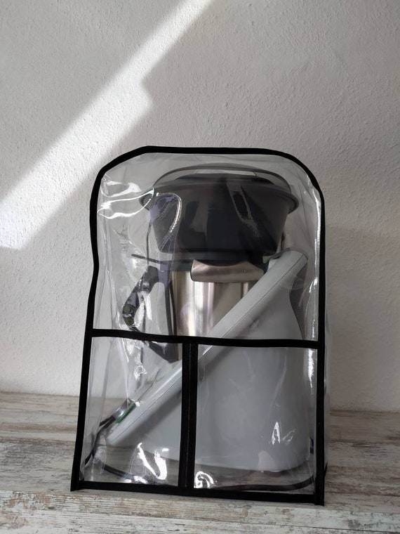 Protective cover for Thermomix TM6/TM5/TM31 with Varoma made of waxed cloth. Other appliances possible. - Image 2