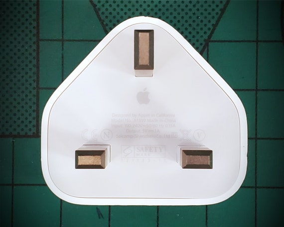 Personalised Charger Plug Phone iphone Name Usb Uk 3 Wireless Any Design gift idea Christmas Present Printed Image Pin Wall Personalized - Image 3