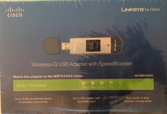 BRAND NEW Linksys Wireless-G USB Adapter