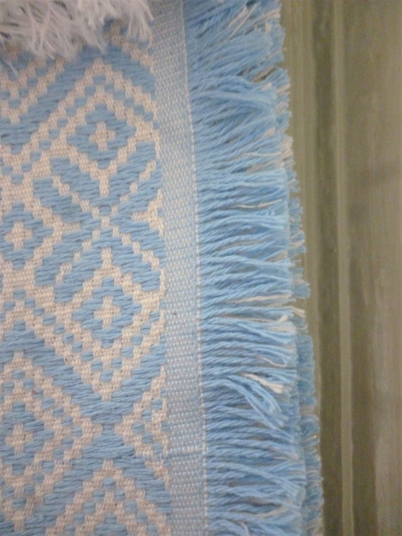 Woven Cotton Blend Bedspread: Greek Double Bed Cover, Traditional Pattern - Image 7