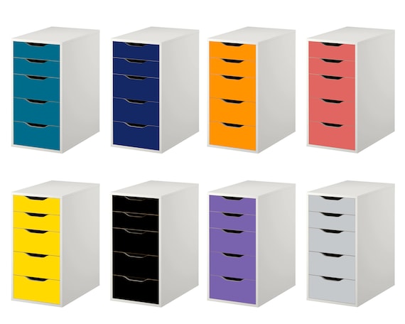 Solid Color Skins for IKEA Alex Furniture - 4 Styles & 69 Colors (Furniture NOT Included!) - Image 2