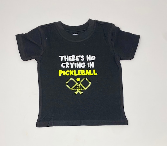 Pickleball Onesie, There's No Crying in Pickleball, Pickleball Baby Onesie, Baby shower gift - Image 4