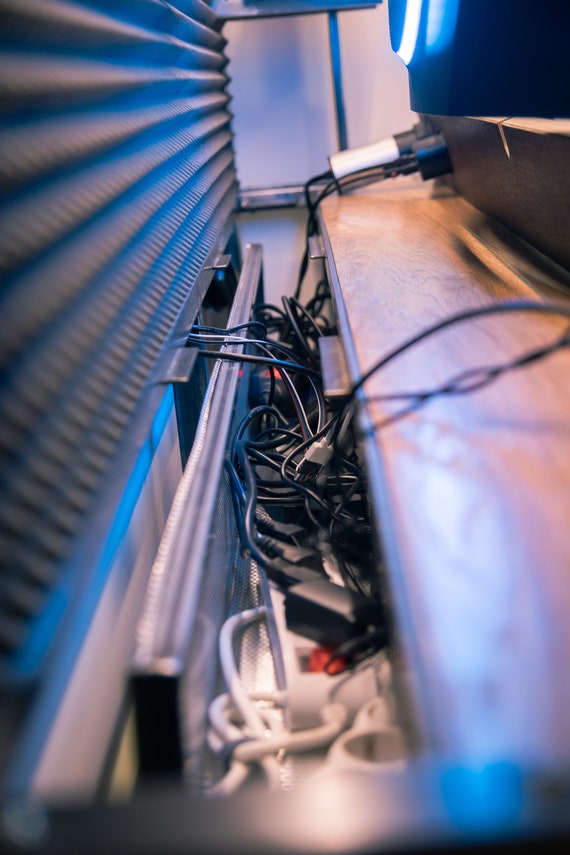 DOWNLOADABLE PLANS for Feature Packed Home Office / Gaming Desk / PC Workstation (Integrated Shelf, Lighting, Usb Hubs, Outlets & more!) - Image 8