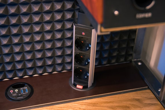 DOWNLOADABLE PLANS for Feature Packed Home Office / Gaming Desk / PC Workstation (Integrated Shelf, Lighting, Usb Hubs, Outlets & more!) - Image 10