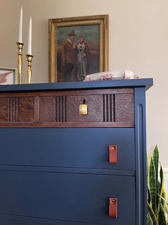 SOLD*** - Please Do Not Purchase - Tall Boy Vintage Dresser Bureau - Image 2