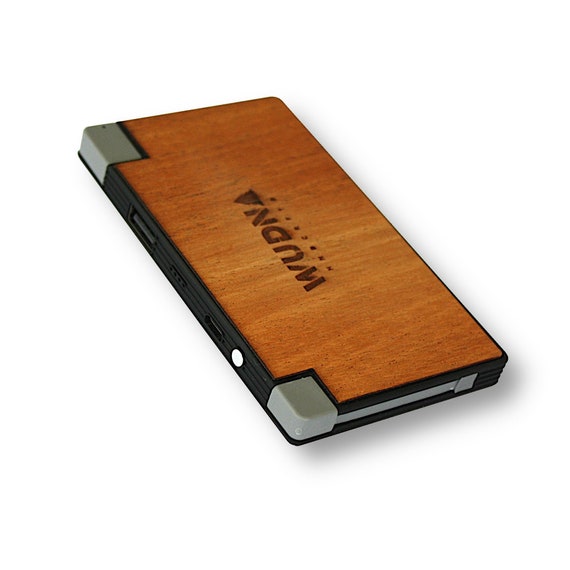 Customizable Slim-Dual Wooden Power Bank - Image 5