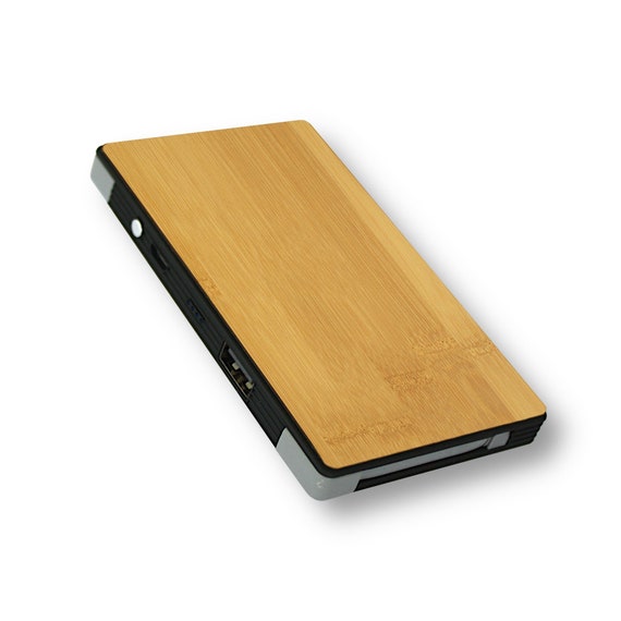 Customizable Slim-Dual Wooden Power Bank - Image 8