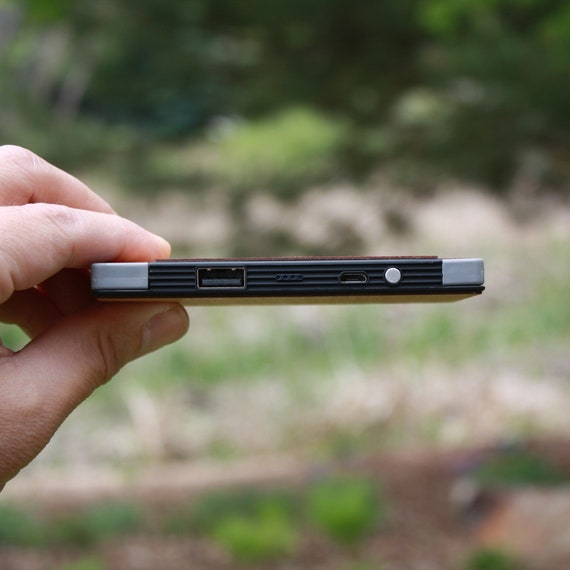 Customizable Slim-Dual Wooden Power Bank - Image 3