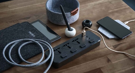 USB Socket Us Uk Eu Fr | Universal Power Strip Usb Port Hub Charger | Textile Fabric Cable International Travel Extension | Custom Home Gift - Image 7