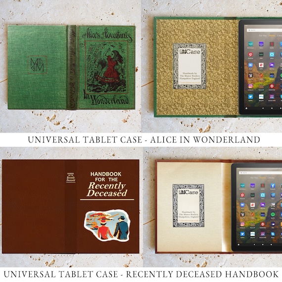 Kindle Fire and Universal 7 and 8 Inch Tablet Hardback Book Cover Cases (US Duty & Tax Paid by Seller). - Image 5