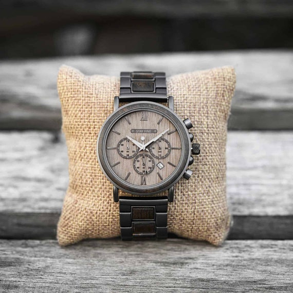 Anniversary Gift for Him,Wood Watch,Personalized Watch,Engraved Watch,Wooden Watch,Groomsmen Watch,Mens Watch,Boyfriend Gift,Gift for Dad - Image 8