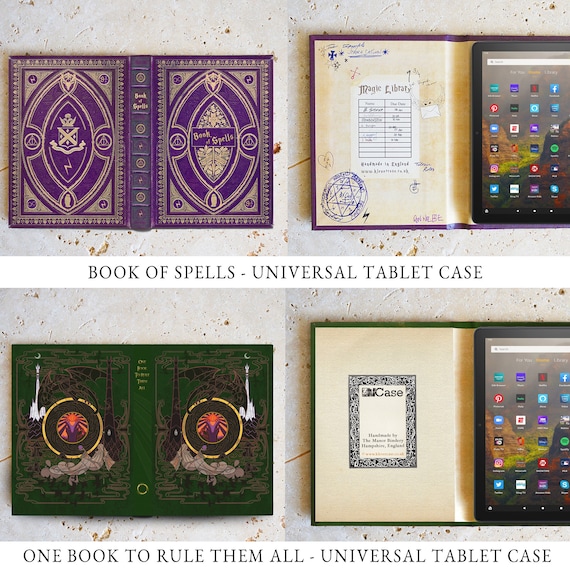 Kindle Fire and Universal 7 and 8 Inch Tablet Hardback Book Cover Cases (US Duty & Tax Paid by Seller). - Image 6