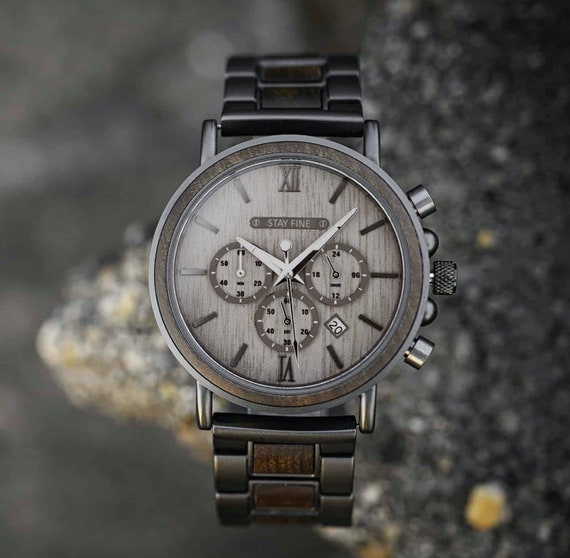 Anniversary Gift for Him,Wood Watch,Personalized Watch,Engraved Watch,Wooden Watch,Groomsmen Watch,Mens Watch,Boyfriend Gift,Gift for Dad - Image 7