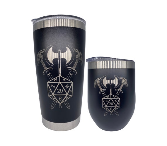 Dungeons and Dragons inspired Travel Thermal Cup 500ml 340ml
