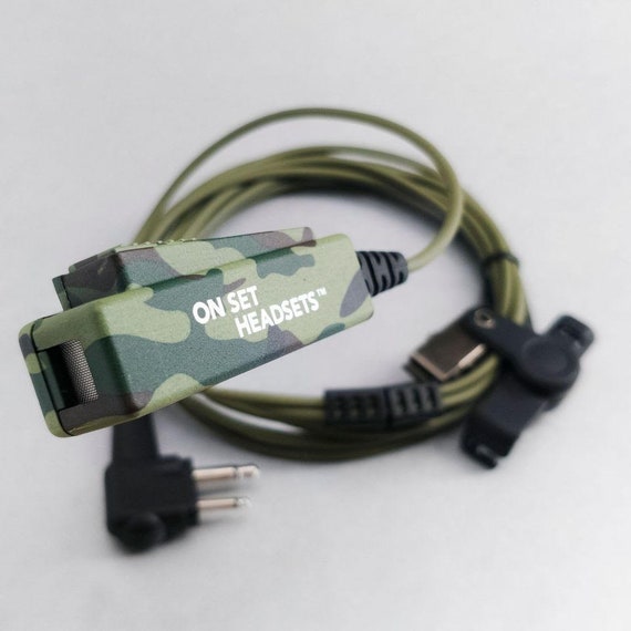 CAMO Surveillance Headset for Walkie-Talkies
