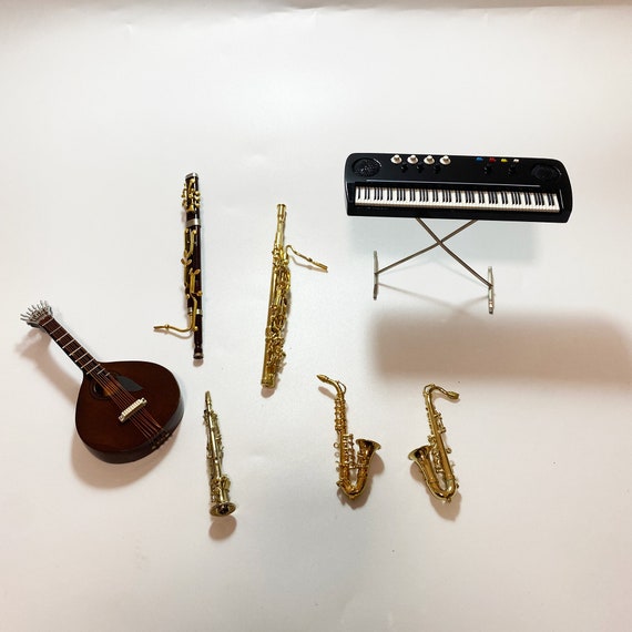 Miniature musical instruments / Musical Instrument Accessories for DIY Musical Robot / Music decor for studio - Image 2