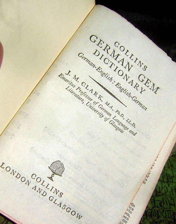 Vintage Collins Gem Dictionary Set of 3 - Translate French/Spanish/German to English Language - Gift for Traveler or Collector - Hand Held - Image 8