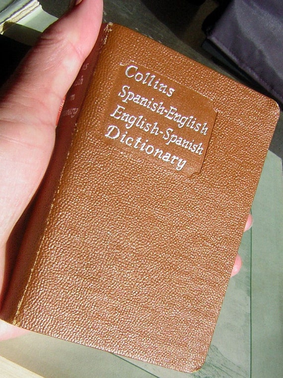 Vintage Collins Gem Dictionary Set of 3 - Translate French/Spanish/German to English Language - Gift for Traveler or Collector - Hand Held - Image 3
