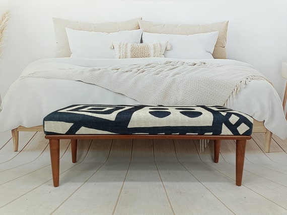 Handmade Furniture, Upholstered Bench, Coffee Table Bench, Mid Table, Piano Bench, Vanity Bench, Kitchen Chair, Entryway Bench, BENCH 874 - Image 5