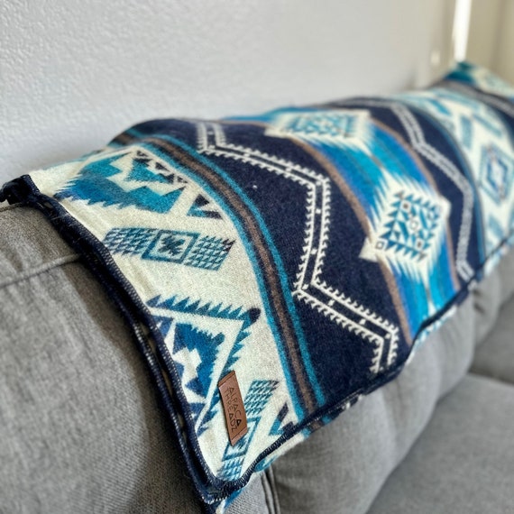 Alpaca Wool Blanket from Ecuador | Ultra-soft blankets | Camping Blanket | Cobalt Blue Blanket | Queen Blanket | - Image 5