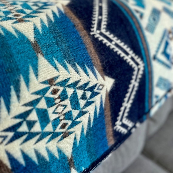 Alpaca Wool Blanket from Ecuador | Ultra-soft blankets | Camping Blanket | Cobalt Blue Blanket | Queen Blanket | - Image 6