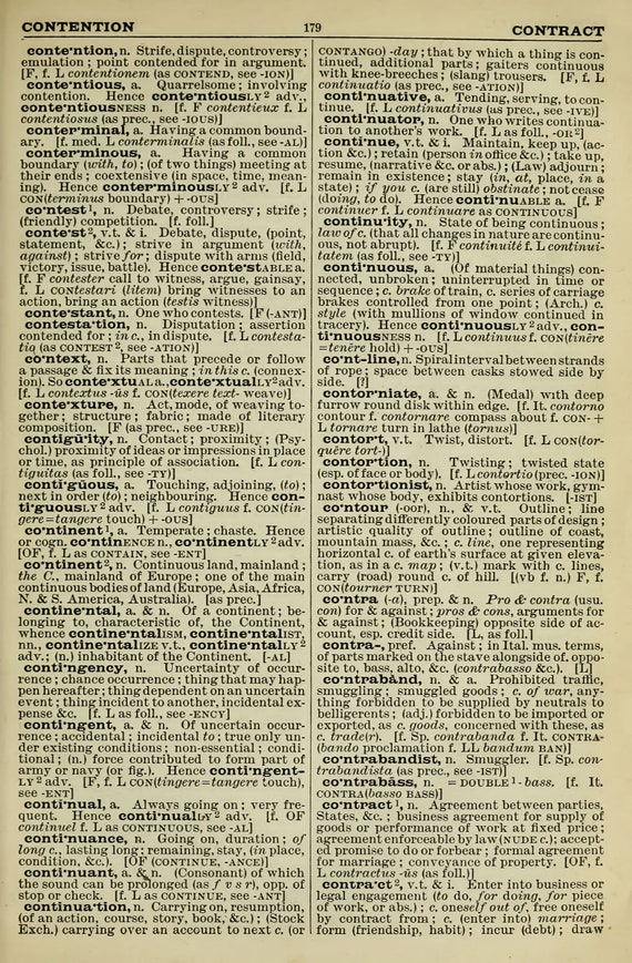 90 Vintage English Dictionary Pages Set 2 BOB-CON | HQ Image Resource Bundle | Instant Digital Download Commercial Use - Image 7