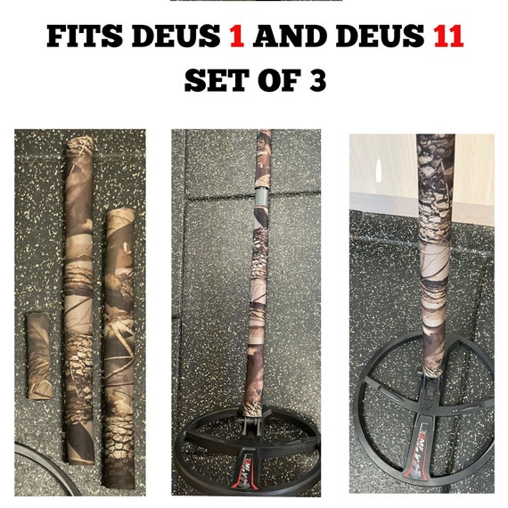 XP Deus Set of 3 Stem Covers Neoprene Protectors For Metal Detecting Accessories Detectorist  Detecting Gift