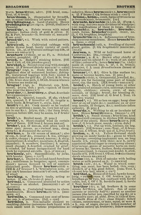 90 Vintage English Dictionary Pages Set 2 BOB-CON | HQ Image Resource Bundle | Instant Digital Download Commercial Use - Image 3