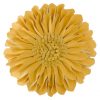 3D Sunflower Decorative Throw Pillows with Insert, Flower Accent Pillow, Velvet throw pillow, Home decor gift for Couch Bed Bedroom Sofa