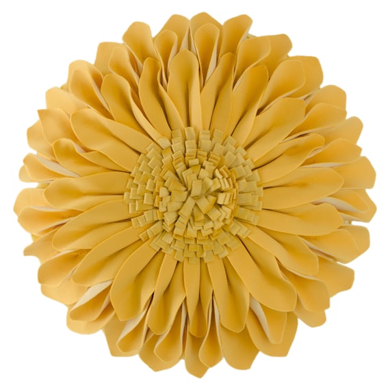 3D Sunflower Decorative Throw Pillows with Insert, Flower Accent Pillow, Velvet throw pillow, Home decor gift for Couch Bed Bedroom Sofa