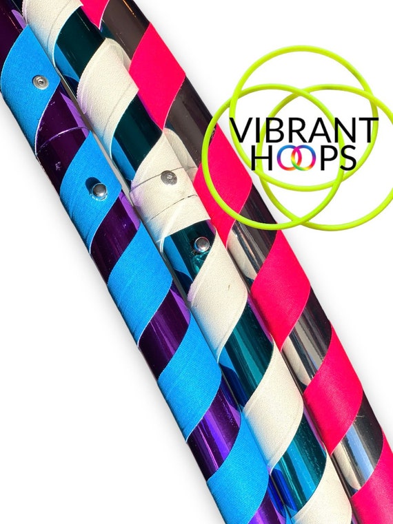 Weighted Beginner Hula Hoop Coil-Down Collapsible PE Travel Hoop - Children and Adult Sizes - Image 9