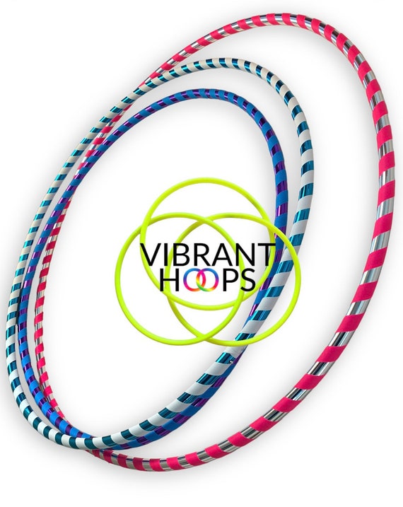 Weighted Beginner Hula Hoop Coil-Down Collapsible PE Travel Hoop - Children and Adult Sizes - Image 2